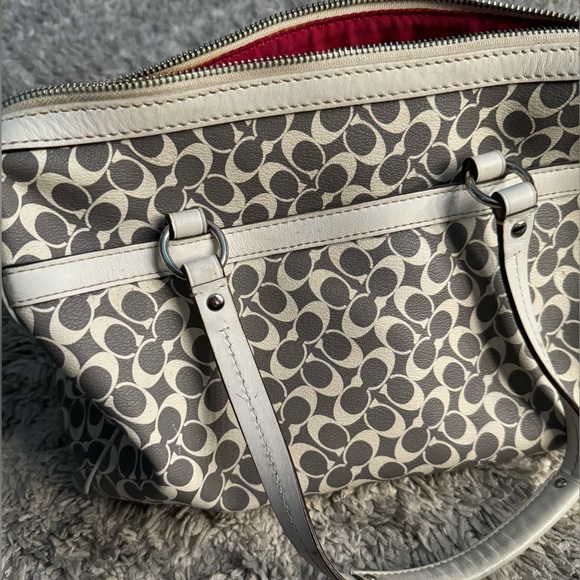Coach Multicolor Signature Coated Canvas Satchel - Picture 4 of 6